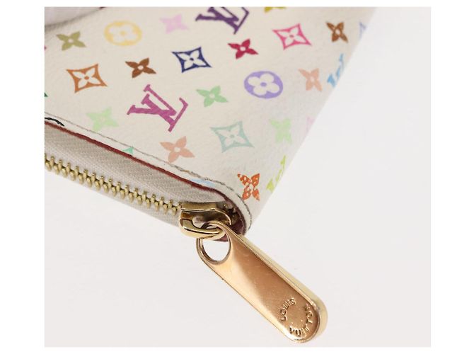 LOUIS VUITTON Monogram Multicolor Zippy Wallet Wallet White M60241 Auth BA6676 - view 14