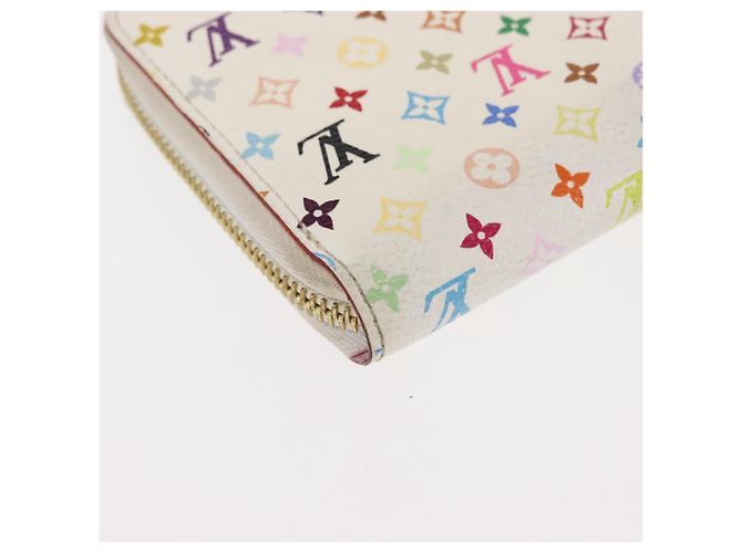 LOUIS VUITTON Monogram Multicolor Zippy Wallet Wallet White M60241 Auth BA6676 - view 15