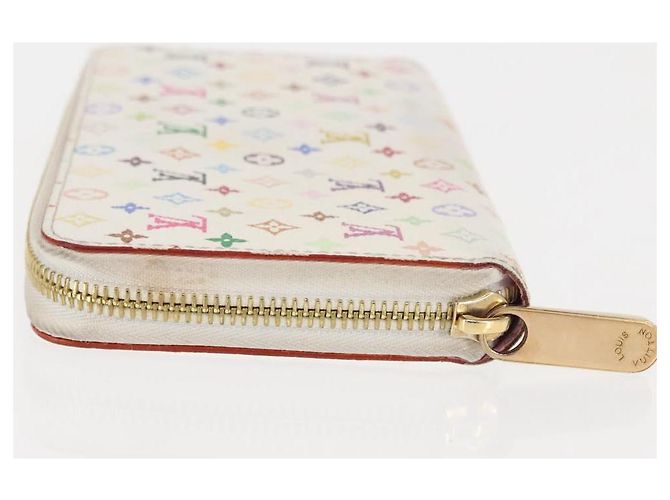 LOUIS VUITTON Monogram Multicolor Zippy Wallet Wallet White M60241 Auth BA6676 - view 4