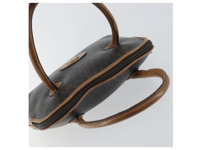 Borsa a mano in tela a nido d'ape PVC nera Auth BA6581 Christian Dior - vista 6