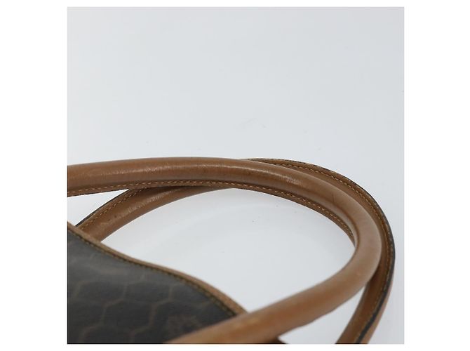 Borsa a mano in tela a nido d'ape PVC nera Auth BA6581 Christian Dior - vista 8