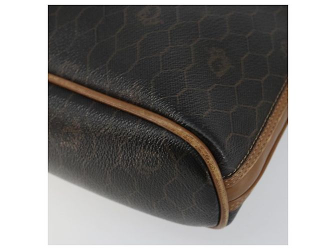 Borsa a mano in tela a nido d'ape PVC nera Auth BA6581 Christian Dior - vista 9