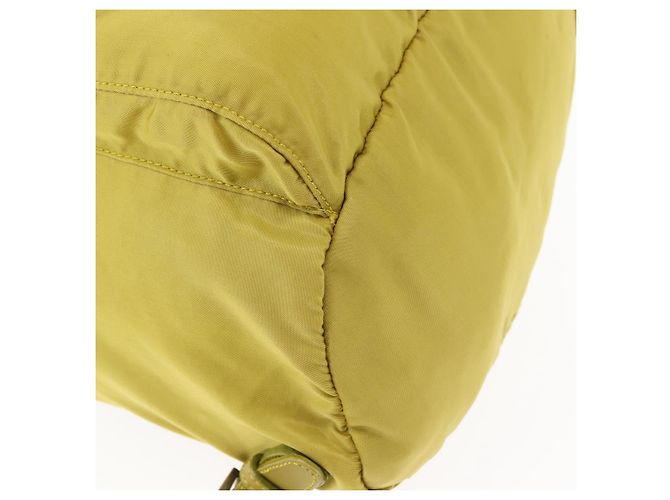 Zaino PRADA in nylon verde argento Auth BA5656 - vista 16