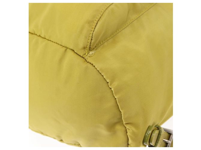 Zaino PRADA in nylon verde argento Auth BA5656 - vista 17