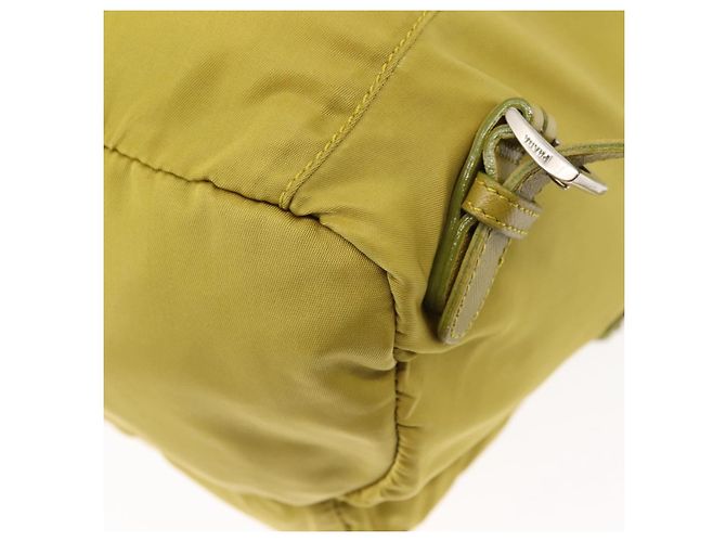 Zaino PRADA in nylon verde argento Auth BA5656 - vista 19