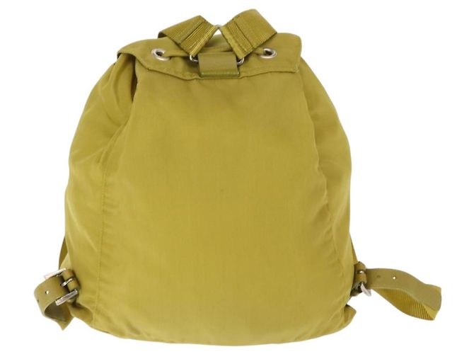Zaino PRADA in nylon verde argento Auth BA5656 - vista 2