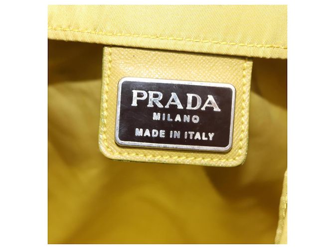 Zaino PRADA in nylon verde argento Auth BA5656 - vista 22