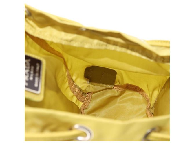 Zaino PRADA in nylon verde argento Auth BA5656 - vista 23