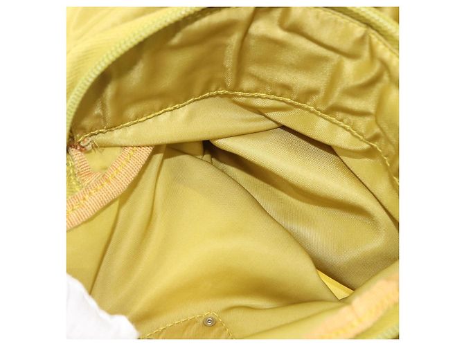 Zaino PRADA in nylon verde argento Auth BA5656 - vista 25