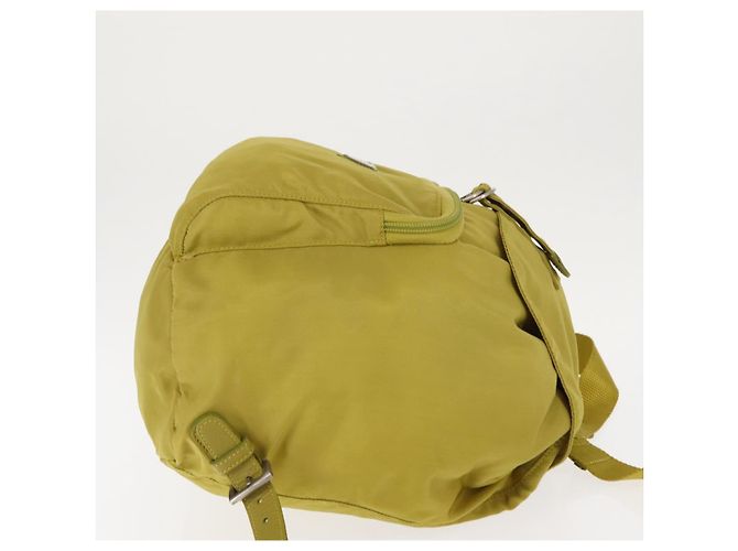 Zaino PRADA in nylon verde argento Auth BA5656 - vista 3