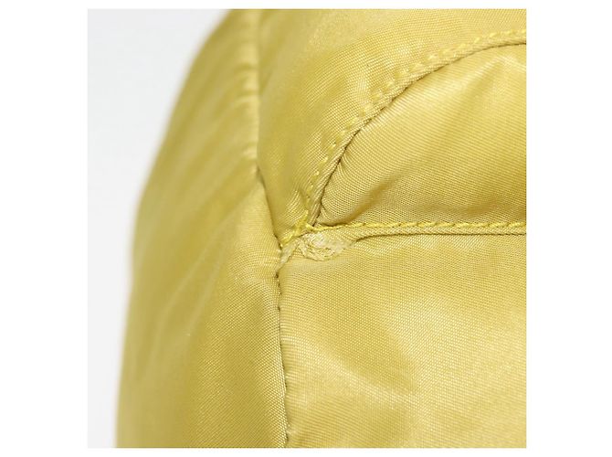Zaino PRADA in nylon verde argento Auth BA5656 - vista 4