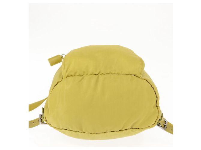 Zaino PRADA in nylon verde argento Auth BA5656 - vista 6