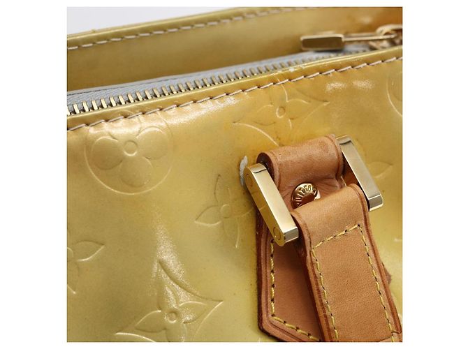 LOUIS VUITTON Borsa a Mano Monogram Vernis Houston Grigio M91053 LV Auth th6399 - vista 10