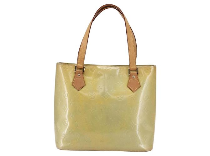 LOUIS VUITTON Borsa a Mano Monogram Vernis Houston Grigio M91053 LV Auth th6399 - vista 13
