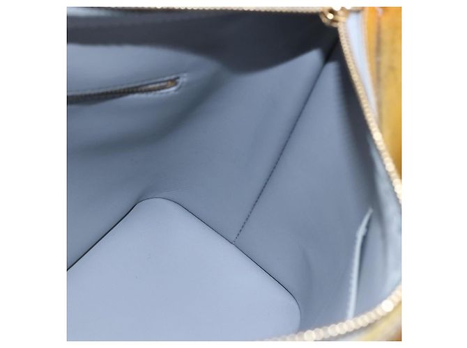 LOUIS VUITTON Borsa a Mano Monogram Vernis Houston Grigio M91053 LV Auth th6399 - vista 19