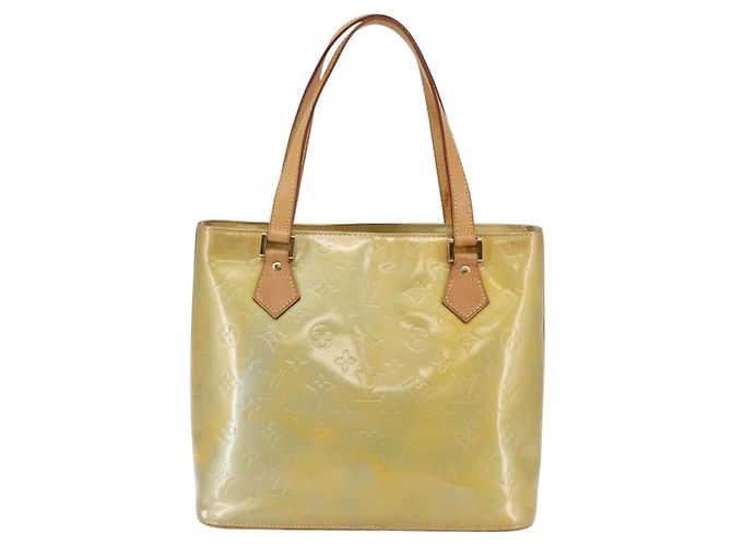 LOUIS VUITTON Borsa a Mano Monogram Vernis Houston Grigio M91053 LV Auth th6399 - vista 2