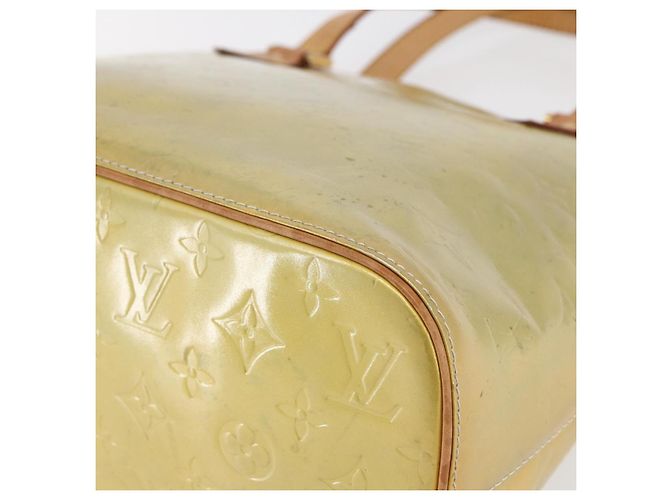 LOUIS VUITTON Borsa a Mano Monogram Vernis Houston Grigio M91053 LV Auth th6399 - vista 9