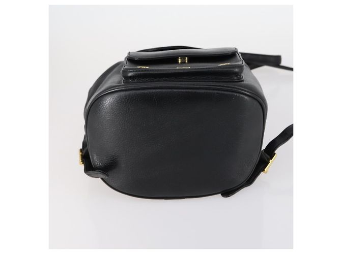 MCM Studs Rucksack Leder Schwarz Gold Auth 144411 Golden - Ansicht 5
