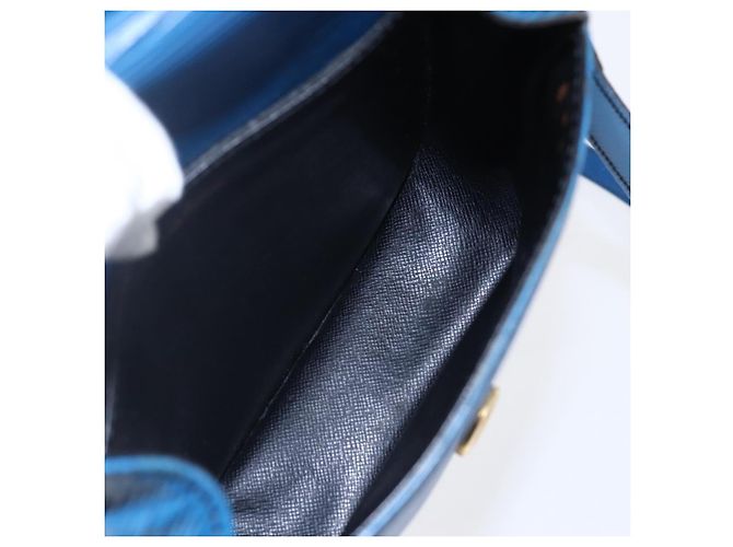 LOUIS VUITTON Bolso de Hombro Epi Saint Cloud PM Azul M52195 LV Auth 147347 - vista 10