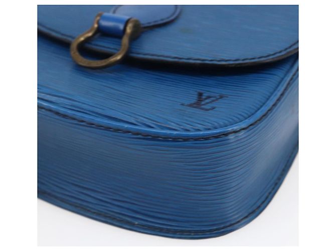 LOUIS VUITTON Bolso de Hombro Epi Saint Cloud PM Azul M52195 LV Auth 147347 - vista 14