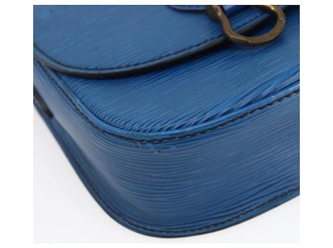 LOUIS VUITTON Bolso de Hombro Epi Saint Cloud PM Azul M52195 LV Auth 147347 - vista 15