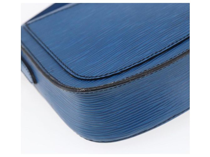 LOUIS VUITTON Bolso de Hombro Epi Saint Cloud PM Azul M52195 LV Auth 147347 - vista 17