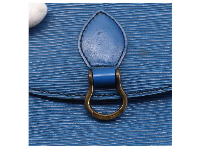 LOUIS VUITTON Bolso de Hombro Epi Saint Cloud PM Azul M52195 LV Auth 147347 - vista 18