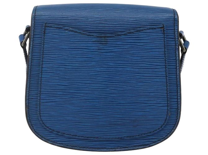 LOUIS VUITTON Bolso de Hombro Epi Saint Cloud PM Azul M52195 LV Auth 147347 - vista 2