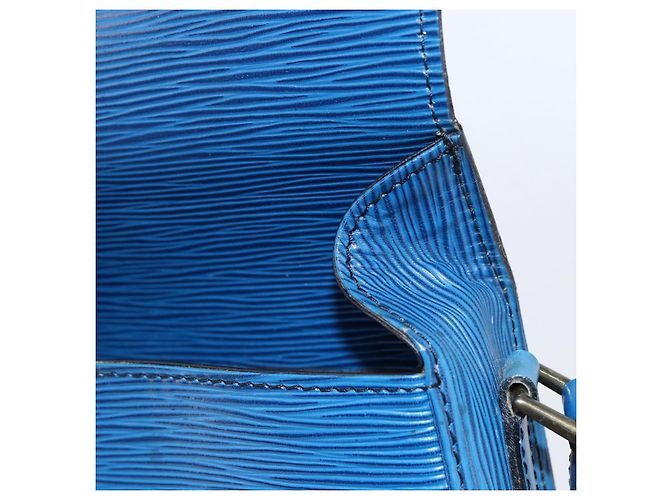 LOUIS VUITTON Bolso de Hombro Epi Saint Cloud PM Azul M52195 LV Auth 147347 - vista 20