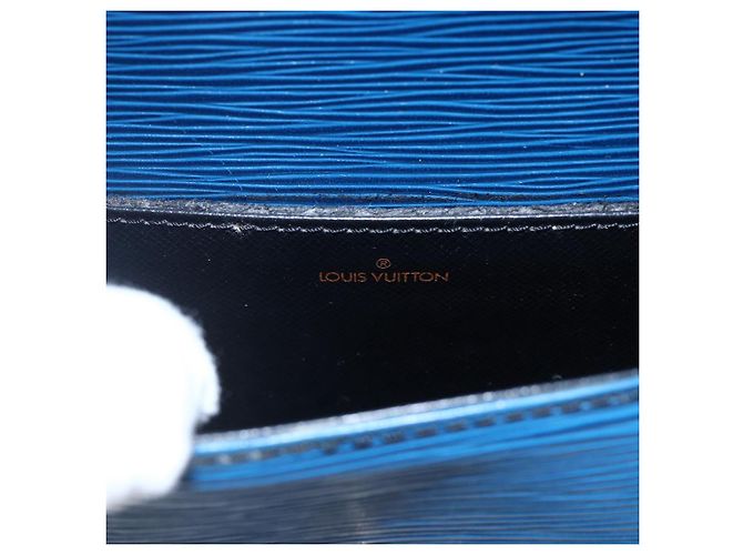 LOUIS VUITTON Bolso de Hombro Epi Saint Cloud PM Azul M52195 LV Auth 147347 - vista 21