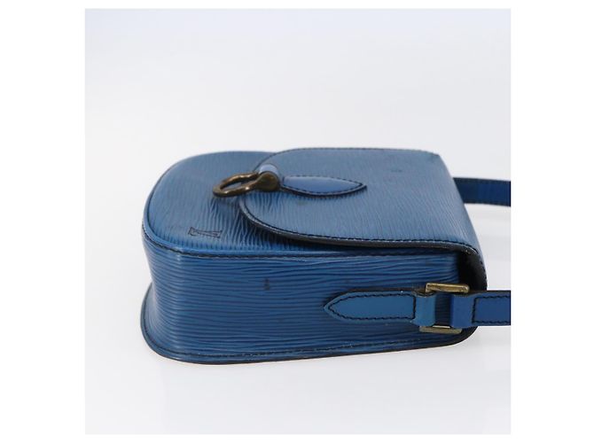 LOUIS VUITTON Bolso de Hombro Epi Saint Cloud PM Azul M52195 LV Auth 147347 - vista 4