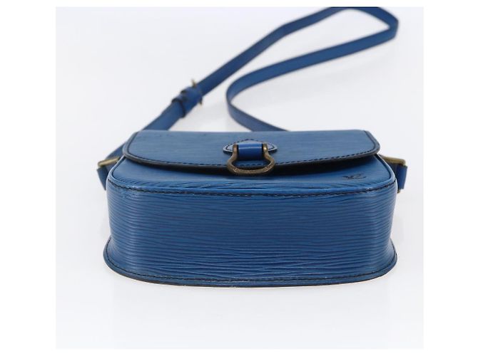 LOUIS VUITTON Bolso de Hombro Epi Saint Cloud PM Azul M52195 LV Auth 147347 - vista 5
