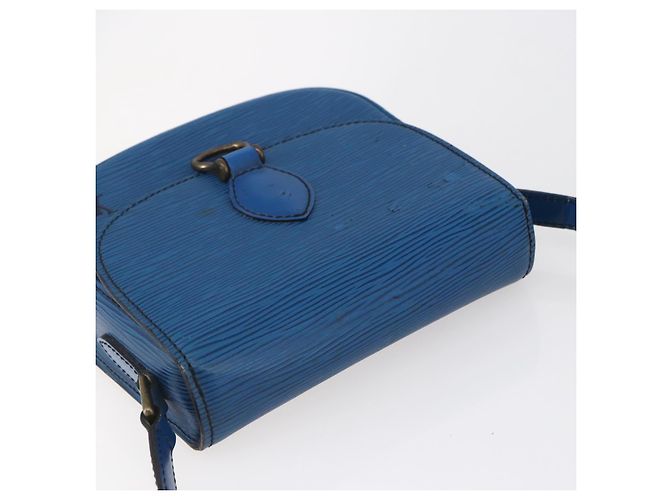 LOUIS VUITTON Bolso de Hombro Epi Saint Cloud PM Azul M52195 LV Auth 147347 - vista 6