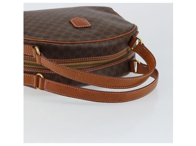 Céline Borsa a mano in tela Macadam CELINE in pelle PVC marrone Auth ki6094 - vista 7