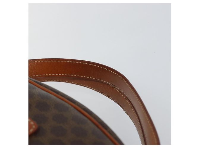 Céline Borsa a mano in tela Macadam CELINE in pelle PVC marrone Auth ki6094 - vista 8