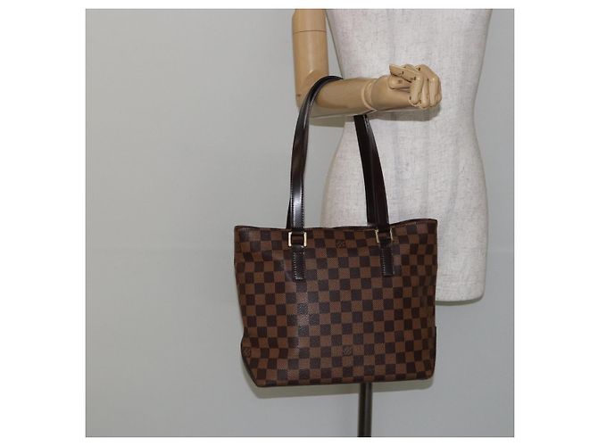 LOUIS VUITTON Borsa Tote Cabas Piano Damier Ebene M51148 LV Auth 145837 - vista 21