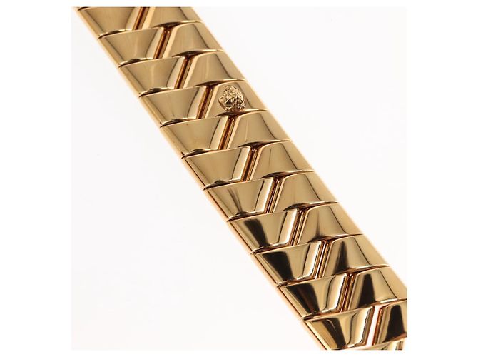 Collana VERSACE metallo oro Auth am9188 D'oro - vista 4