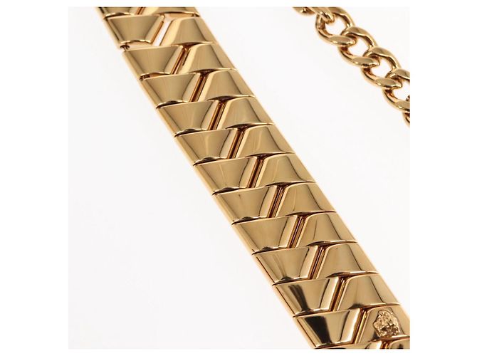Collana VERSACE metallo oro Auth am9188 D'oro - vista 5