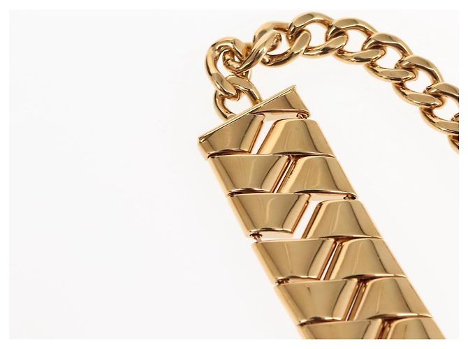 Collana VERSACE metallo oro Auth am9188 D'oro - vista 6