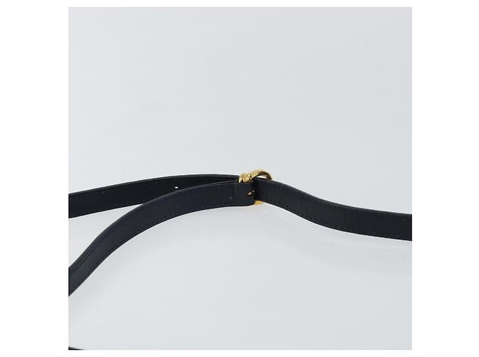 Gucci Borsa a Spalla Micro GG Supreme PVC Navy Gold 007 56 0095 Auth fm4868 D'oro Blu navy - vista 8
