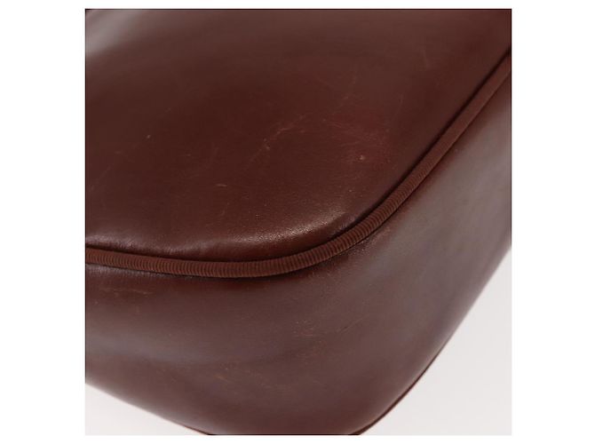Bolso de Hombro Vala de Cuero Marrón Salvatore Ferragamo Auth BA6801 Castaño - vista 15