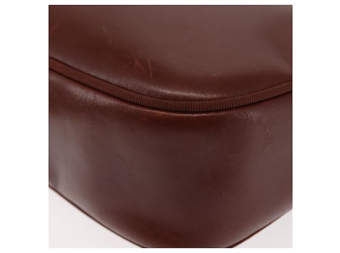Bolso de Hombro Vala de Cuero Marrón Salvatore Ferragamo Auth BA6801 Castaño - vista 16