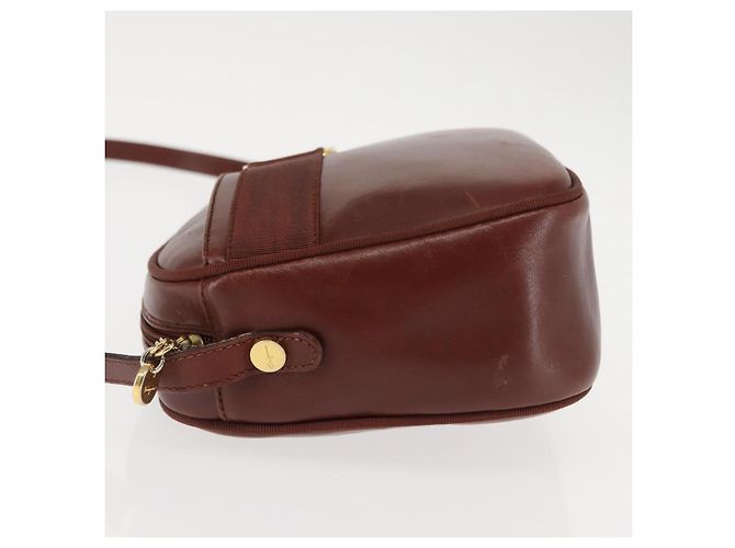 Bolso de Hombro Vala de Cuero Marrón Salvatore Ferragamo Auth BA6801 Castaño - vista 4