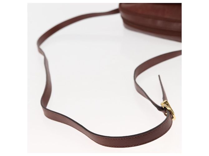 Bolso de Hombro Vala de Cuero Marrón Salvatore Ferragamo Auth BA6801 Castaño - vista 7