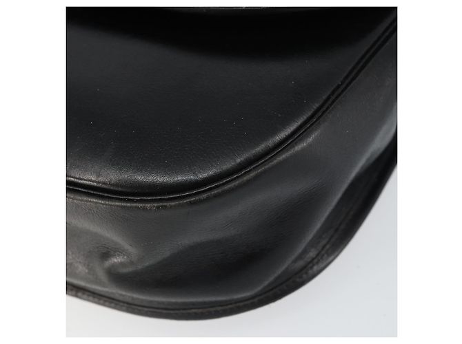 Borsa a Spalla Christian Dior in Pelle Nera Oro Auth 156492 Nero D'oro - vista 10