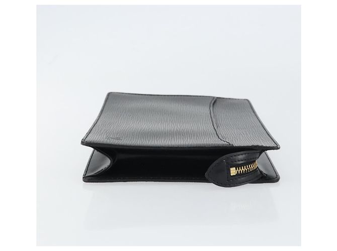 LOUIS VUITTON Pochette Uomo Epi Borsa a Mano Nera M52522 LV Auth mr1729 Nero - vista 3