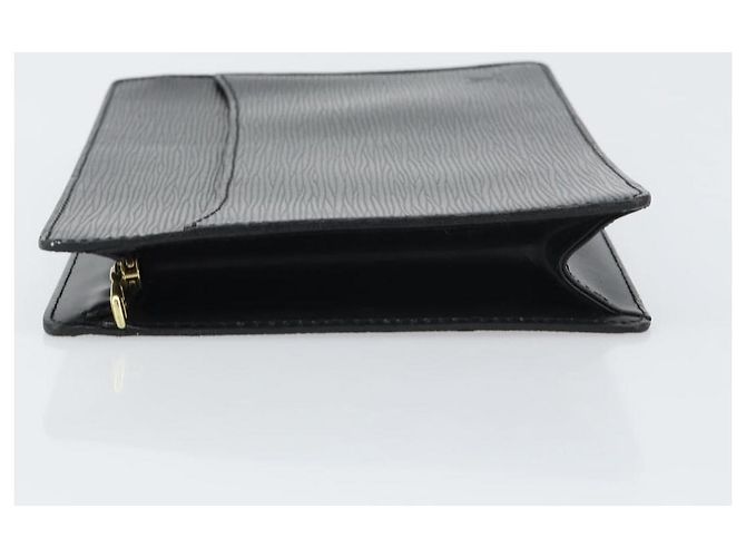 LOUIS VUITTON Pochette Uomo Epi Borsa a Mano Nera M52522 LV Auth mr1729 Nero - vista 4