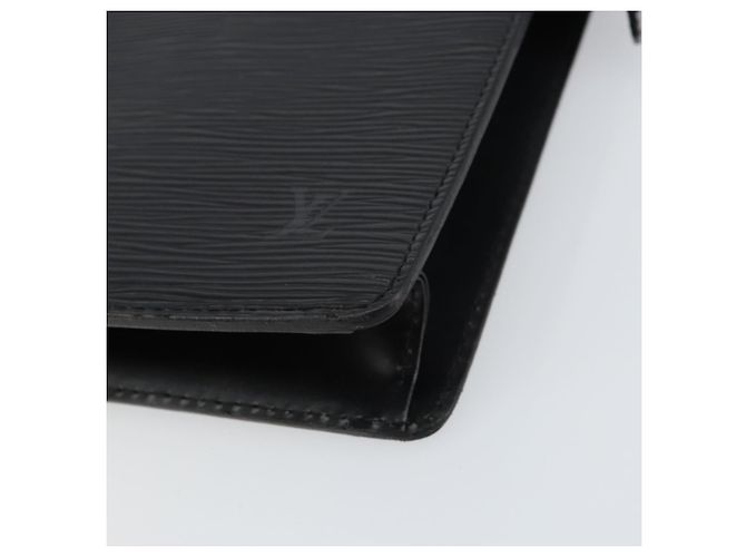 LOUIS VUITTON Pochette Uomo Epi Borsa a Mano Nera M52522 LV Auth mr1729 Nero - vista 7
