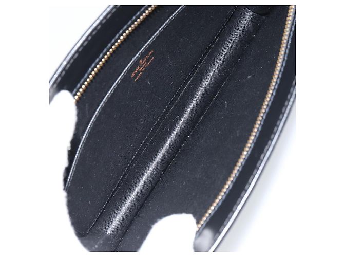LOUIS VUITTON Pochette Uomo Epi Borsa a Mano Nera M52522 LV Auth mr1729 Nero - vista 9