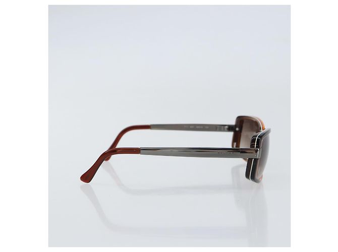 Bulgari Gafas de sol BVLGARI de plástico marrón Auth BA8842 Castaño - vista 5